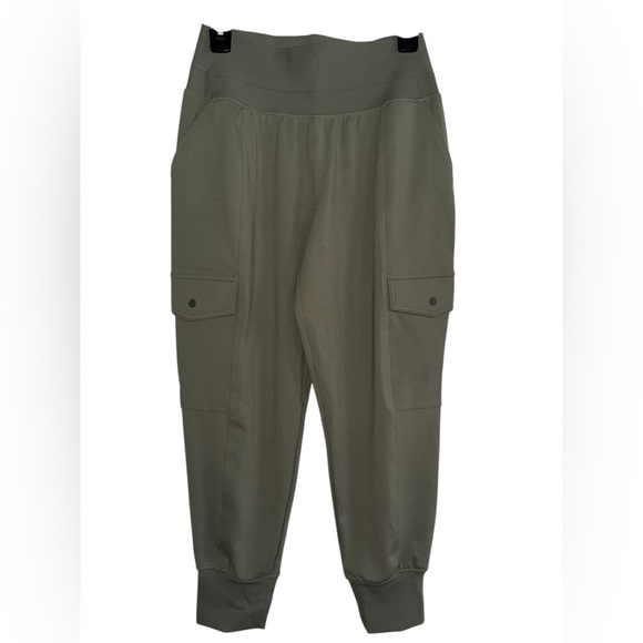 Athleta Venice High Rise Cargo Jogger - Small Petite Moss NWT *NEW* - Picture 5 of 8